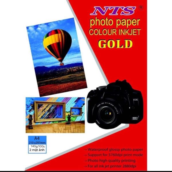Giấy in ảnh A4 2 mặt 140g 50 tờ